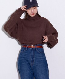 【限定展開】【GLOSTER/グロスター】ハイゲージ タートルネックニット
