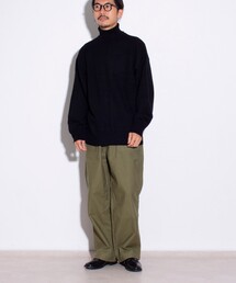 【限定展開】【GLOSTER/グロスター】ハイゲージ タートルネックニット