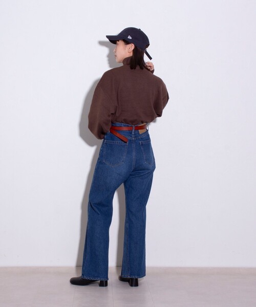 GLOSTER（グロスター）の「【限定展開】【GLOSTER/グロスター】ハイゲージ タートルネックニット（ニット/セーター・メンズ・ブルー/ブラウン/アイボリー/ブラック・M/L/XL）」の18枚目の写真