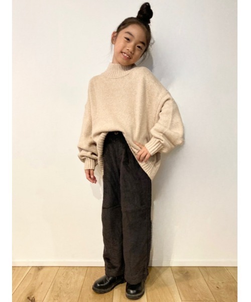 GAP(ギャップ)の「CashSoft カシミヤタッチ モックネックセーター (キッズ)(ニット/セーター・キッズ・ナチュラル/ブラック・S/XXL/L/M/XL/XS)」の4枚目の写真