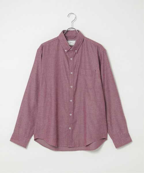 ikka(イッカ)の「イージーケアフランネル無地シャツ(シャツ/ブラウス・メンズ・グレー/ホワイト/ワイン/ネイビー・L/M/S/XL)」の20枚目の写真