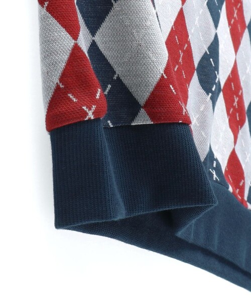 BRANSHES(ブランシェス)の「【おそろい】アーガイルジャガードベスト(ベスト・キッズ・ネイビー/ブラック・S/XL/L/M)」の10枚目の写真