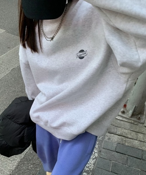 Vipoa(ヴィポア)の「バックデザインオーバースウェット(スウェット・レディース・グレー・FREE)」の4枚目の写真