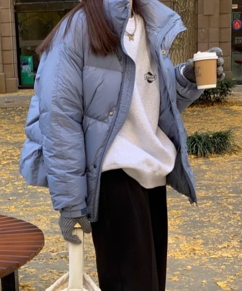 Vipoa(ヴィポア)の「バックデザインオーバースウェット(スウェット・レディース・グレー・FREE)」の6枚目の写真