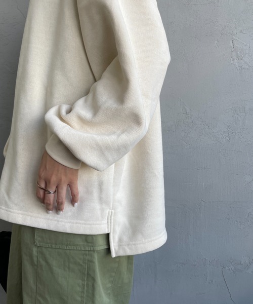 THOUSAND MILE/サウザンド マイル] ニットフリース タートルネックプル