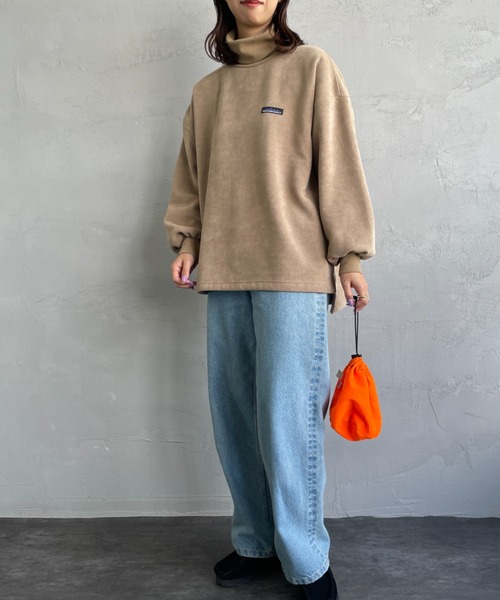 THOUSAND MILE/サウザンド マイル] ニットフリース タートルネックプル