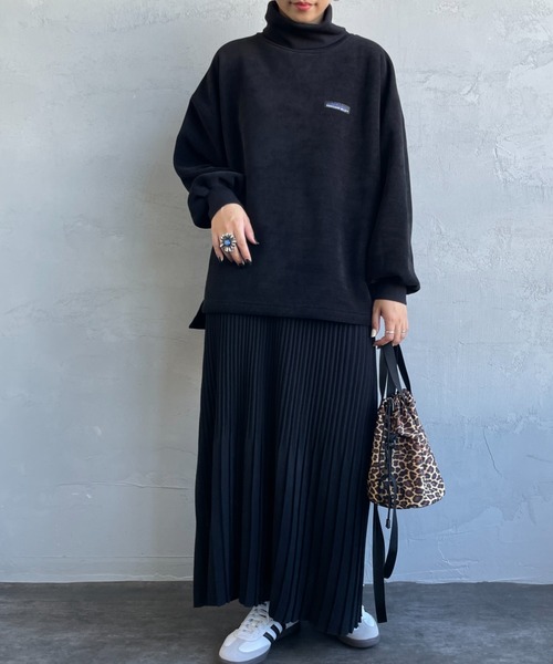 THOUSAND MILE/サウザンド マイル] ニットフリース タートルネックプル