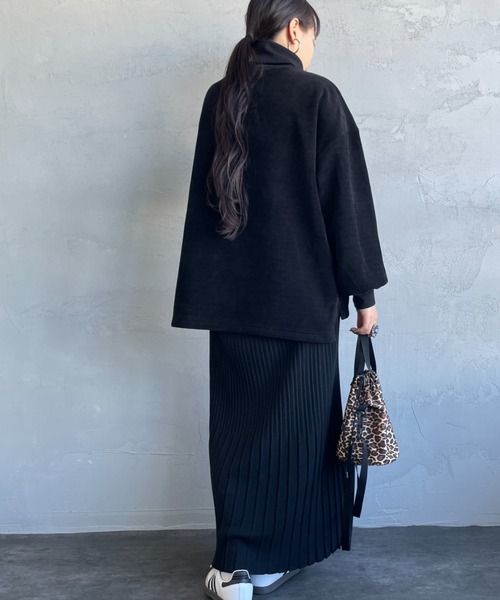 THOUSAND MILE/サウザンド マイル] ニットフリース タートルネックプル