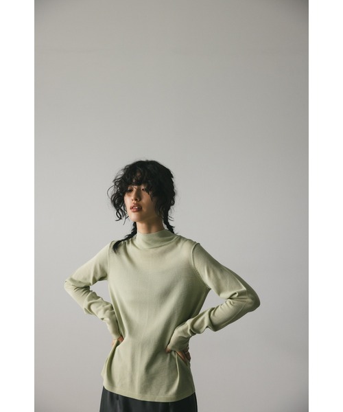 STYLEMIXER（スタイルミキサー）の「バックストリングニット（ニット/セーター・レディース・グリーン/ネイビー/アイボリー/ブラック・FREE）」の20枚目の写真