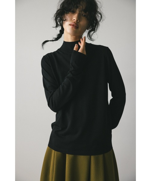 STYLEMIXER（スタイルミキサー）の「バックストリングニット（ニット/セーター・レディース・グリーン/ネイビー/アイボリー/ブラック・FREE）」の14枚目の写真