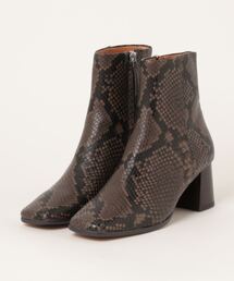 enchanted | 《APOM》本革スクエアトゥショートブーツ(ブーツ)