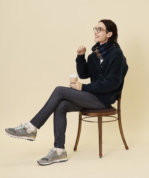 THE SHOP TK （ザ ショップ ティーケー ）の「◆カシミヤブレンドマフラー（マフラー・メンズ・ワイン系1/グレー系1/ブラック系1/ブルー系その他3/ダークグリーン系1・00）」の8枚目の写真