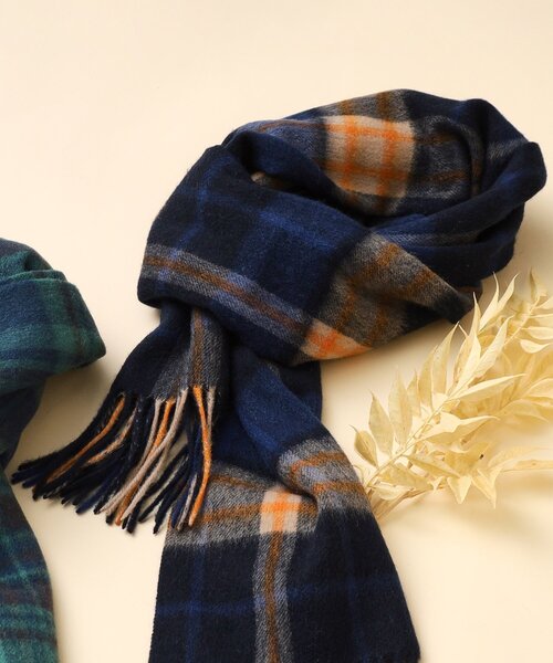 THE SHOP TK （ザ ショップ ティーケー ）の「◆カシミヤブレンドマフラー（マフラー・メンズ・ワイン系1/グレー系1/ブラック系1/ブルー系その他3/ダークグリーン系1・00）」の22枚目の写真