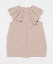 petit main | 【AJUGA.】ポンチフリル襟ジャンスカ(シャツワンピース)