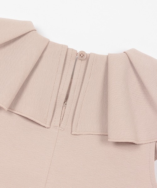 petit main(プティマイン)の「【AJUGA.】ポンチフリル襟ジャンスカ(シャツワンピース・キッズ・ブラック/ライトベージュ・110cm/120cm/130cm/100cm/90cm/80cm)」の14枚目の写真