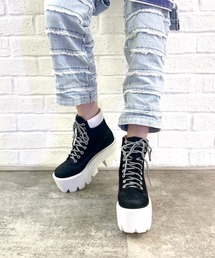 Jeffrey Campbell | 厚底レースアップショートブーツ(ブーツ)