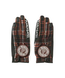 PEARLY GATES（パーリーゲイツ）の「【PEARLY GATES】吸湿発熱 合皮グローブ ＜CHECKシリーズ＞ (両手用) (LADIES)（ゴルフグッズ）」