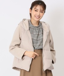 m.f.editorial（エムエフエディトリアル）の「m.f.エディトリアル レディース ボンディング切替 ショートダウン（ダウンジャケット/コート）」
