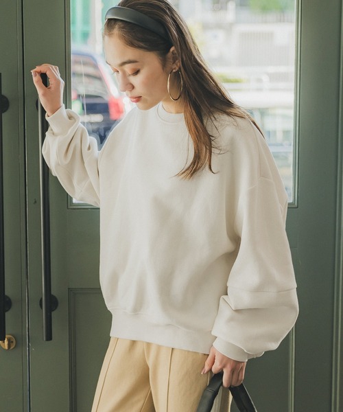 セール】裏起毛コクーンスウェット（スウェット）｜coca（coca）（コカ