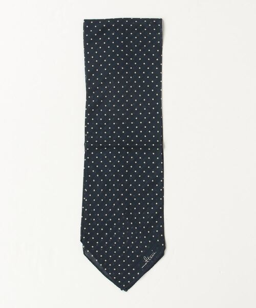 UNITED ARROWS（ユナイテッドアローズ）の「＜molteni＞ ドット アスコットタイ（ネクタイ・メンズ・ネイビー/ブラウン/ブラック・FREE）」の3枚目の写真