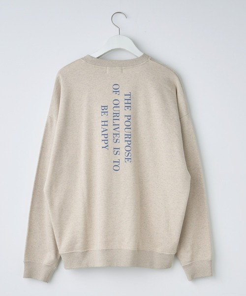 CIAOPANIC TYPY（チャオパニックティピー）の「【ユニセックス】ピグメント杢アソートプリントスウェット（スウェット・メンズ・アイボリー/ピンク/ブルー/ネイビー・LARGE/MEDIUM）」の6枚目の写真