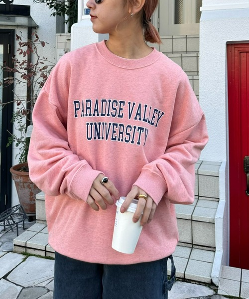 CIAOPANIC TYPY（チャオパニックティピー）の「【ユニセックス】ピグメント杢アソートプリントスウェット（スウェット・メンズ・アイボリー/ピンク/ブルー/ネイビー・LARGE/MEDIUM）」の22枚目の写真