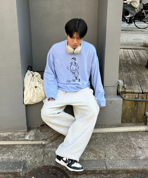 CIAOPANIC TYPY（チャオパニックティピー）の「【ユニセックス】ピグメント杢アソートプリントスウェット（スウェット・メンズ・アイボリー/ピンク/ブルー/ネイビー・LARGE/MEDIUM）」の21枚目の写真