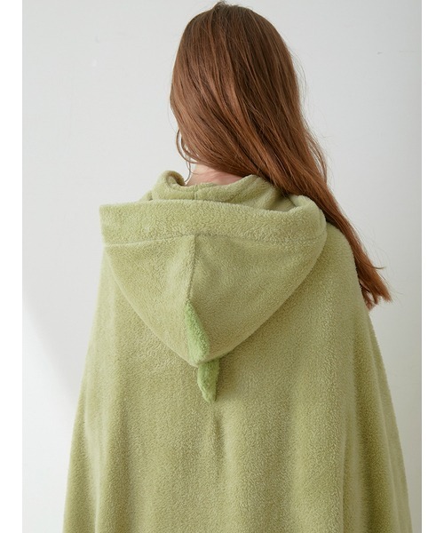 gelato pique Sleep（ジェラートピケスリープ）の「【Sleep】ダイナソー2way着るブランケット（ブランケット・レディース・グリーン・FREE）」の8枚目の写真