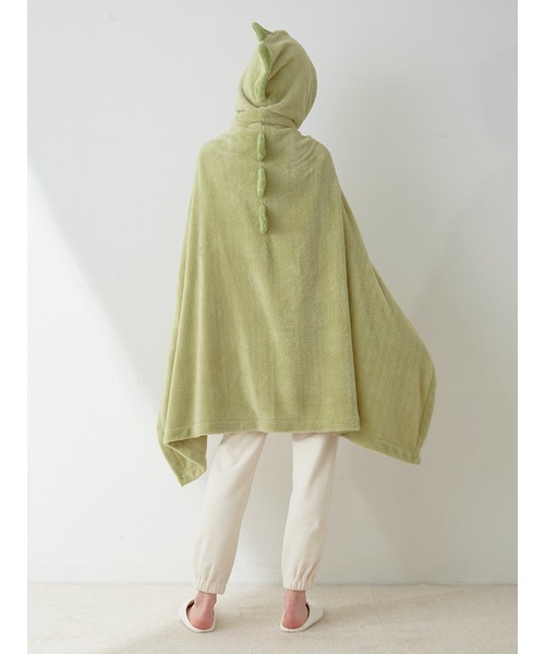 gelato pique Sleep（ジェラートピケスリープ）の「【Sleep】ダイナソー2way着るブランケット（ブランケット・レディース・グリーン・FREE）」の9枚目の写真