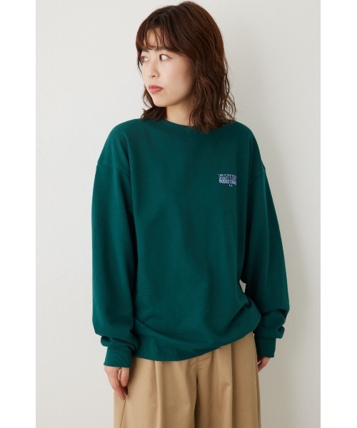 RODEO CROWNS WIDE BOWL（ロデオクラウンズワイドボウル）の「Heart logoスウェットトップス（スウェット・レディース・ネイビー/ダークグリーン/オフホワイト/チャコールグレー・FREE）」の21枚目の写真