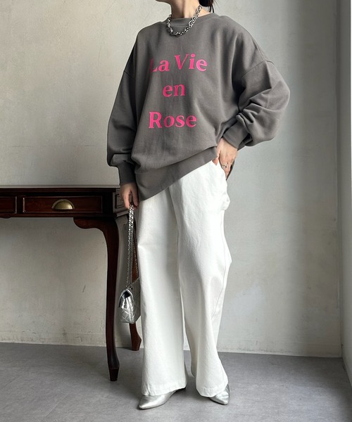 DouDou(ドゥドゥ)の「ペインターデニム(デニムパンツ・レディース・オフホワイト/ブルー・38/36)」の3枚目の写真