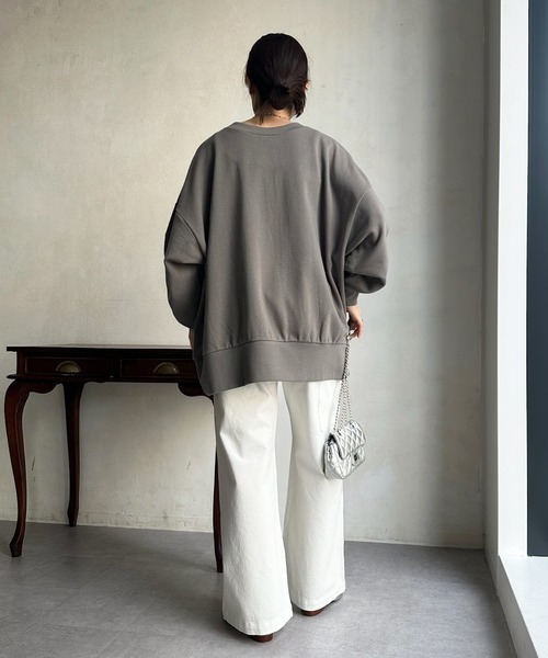 DouDou(ドゥドゥ)の「ペインターデニム(デニムパンツ・レディース・オフホワイト/ブルー・38/36)」の11枚目の写真