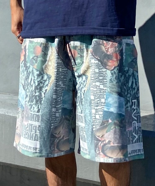 RVCA(ルーカ)の「RVCA/ルーカ ハーフパンツ ウォークショーツ イージーショーツ BE041-634(その他パンツ・メンズ・ブラック×グレー/マルチ/ブラック・S/L/M)」の3枚目の写真