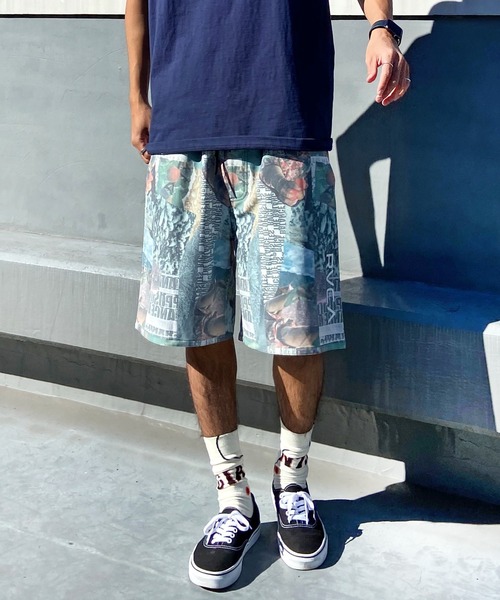 RVCA(ルーカ)の「RVCA/ルーカ ハーフパンツ ウォークショーツ イージーショーツ BE041-634(その他パンツ・メンズ・ブラック×グレー/マルチ/ブラック・S/L/M)」の15枚目の写真