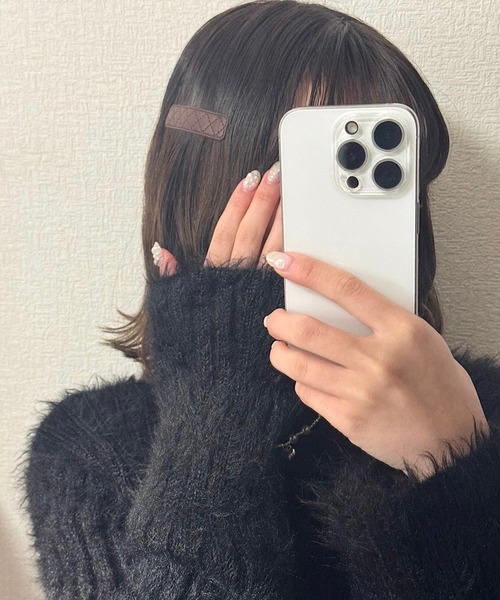セール】2setフェイクレザーヘアピン（ヘアピン）｜cuorequal