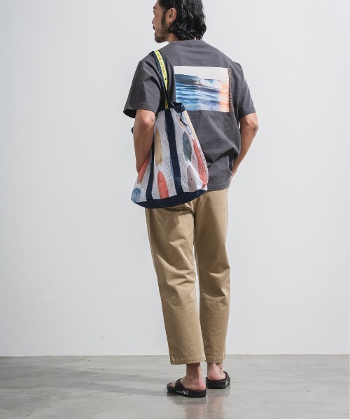 OFFSHORE（オフショア）の「【コラボ企画】OS×U-SKE×WD MESH BAG/オフショア×U-SKE×WEEKEND(ER) メッシュトートバッグ（トートバッグ・メンズ・ホワイト・FREE）」の2枚目の写真