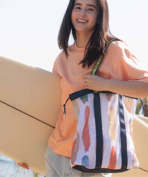 OFFSHORE（オフショア）の「【コラボ企画】OS×U-SKE×WD MESH BAG/オフショア×U-SKE×WEEKEND(ER) メッシュトートバッグ（トートバッグ・メンズ・ホワイト・FREE）」の7枚目の写真