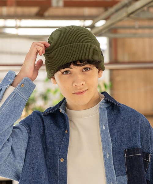 niko and...(ニコアンド)の「コットンカラーニットワッチ(ニットキャップ/ビーニー・メンズ・ベージュ/グリーン/ブラック/パープル・FREE)」の12枚目の写真