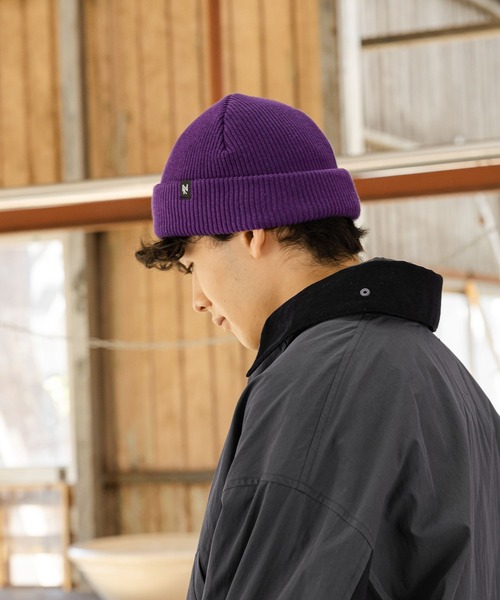 niko and...(ニコアンド)の「コットンカラーニットワッチ(ニットキャップ/ビーニー・メンズ・ベージュ/グリーン/ブラック/パープル・FREE)」の18枚目の写真