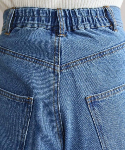 Social GIRL(ソーシャルガール)の「ペインターパンツ(デニムパンツ・レディース・ネイビー/ホワイト/ライトブルー/ブルー・M)」の17枚目の写真