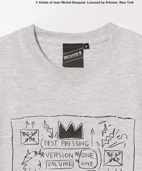 BEAMS T（ビームスティー）の「BEAMS T / BASQUIAT T-SHIRT②（Tシャツ/カットソー・メンズ・ブラック/ライトグレー・L/M/S/XL）」の4枚目の写真