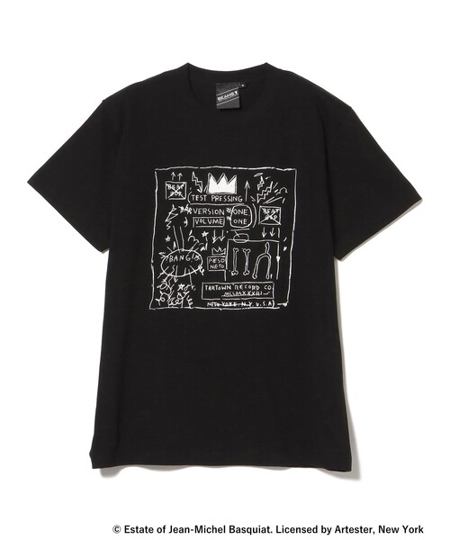 BEAMS T（ビームスティー）の「BEAMS T / BASQUIAT T-SHIRT②（Tシャツ/カットソー・メンズ・ブラック/ライトグレー・L/M/S/XL）」の9枚目の写真