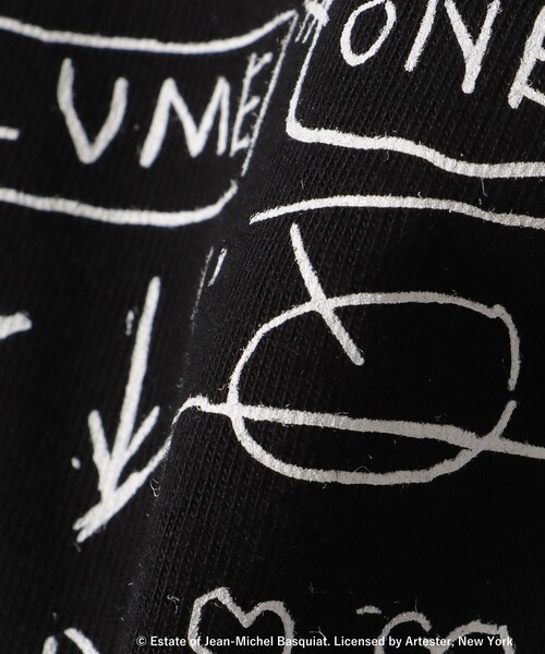 BEAMS T（ビームスティー）の「BEAMS T / BASQUIAT T-SHIRT②（Tシャツ/カットソー・メンズ・ブラック/ライトグレー・L/M/S/XL）」の11枚目の写真