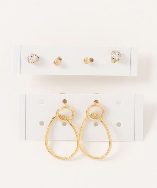 GGD SELECT（ジージーディー　セレクト）の「ピアス3Pセット（ピアス（両耳用）・レディース・B/G/A/C/D/E/F/H・FREE）」の3枚目の写真