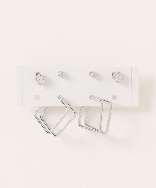 GGD SELECT（ジージーディー　セレクト）の「ピアス3Pセット（ピアス（両耳用）・レディース・B/G/A/C/D/E/F/H・FREE）」の4枚目の写真