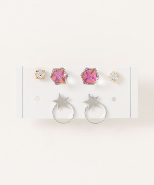 GGD SELECT（ジージーディー　セレクト）の「ピアス3Pセット（ピアス（両耳用）・レディース・B/G/A/C/D/E/F/H・FREE）」の7枚目の写真