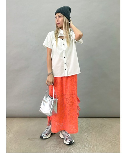 コッスィ〰️デコルテTシャツM.L2枚セット and it_ tシャツ BeコルテVネックドルマンカットソー(半袖
