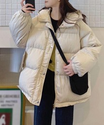 エコダウンジャケット フード付き韓国冬服