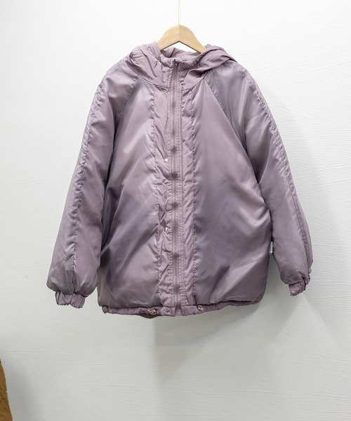 Miniministore(ミニミニストア)の「エコダウンジャケット フード付き韓国冬服(ダウンジャケット/コート・レディース・ブラック/アイボリー/パープル/ベージュ/ブルー・FREE)」の22枚目の写真