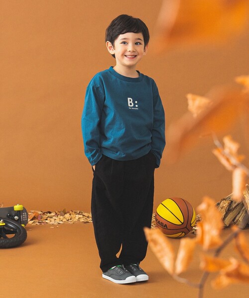 B:MING by BEAMS（ビーミングバイビームス）の「ロゴ プリント ロングスリーブ Tシャツ（90～140cm）（Tシャツ/カットソー・キッズ・レッド系その他2/ホワイト系その他5/ブルー系その他4・90/100/110/120/130/140）」の13枚目の写真